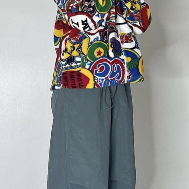 parachute pants green 