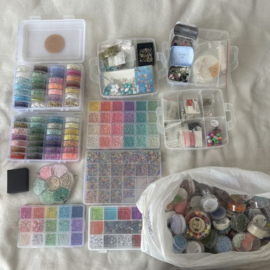 Large lot of beads and accessories