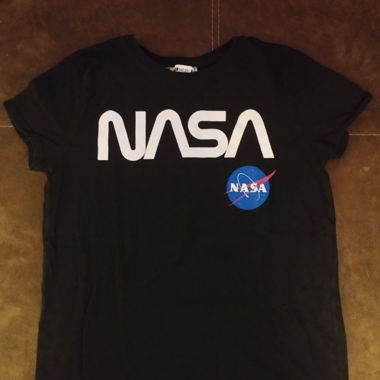 NASA T-Shirt schwarz 