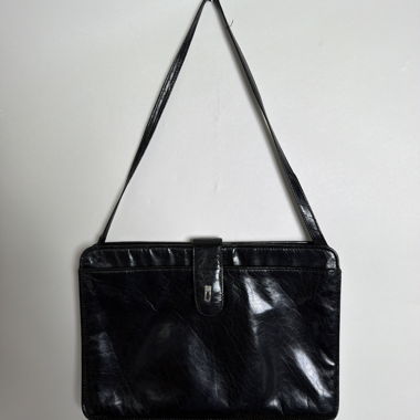 Housse pour ordinateur portable en cuir noir