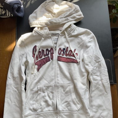 Aeropostale White Hoodie (Grösse M)