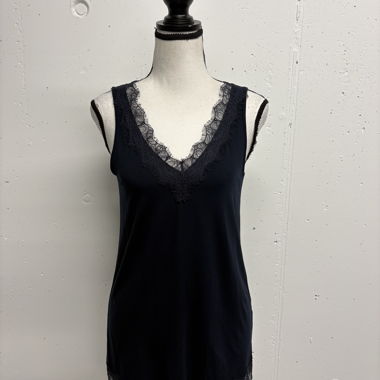 CATNOIR Lace Top Gr. 36 dark blue Modal
