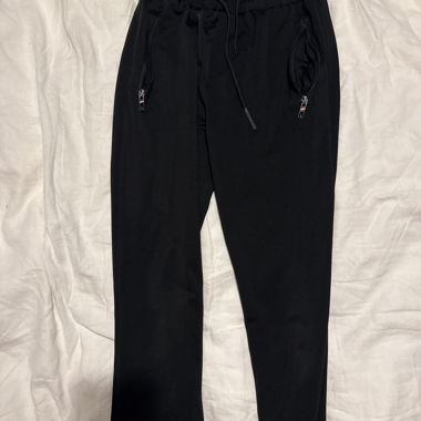 Black jogger sweatpants