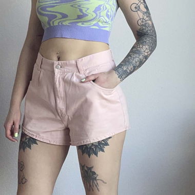 Rework Vintage Jeansshorts