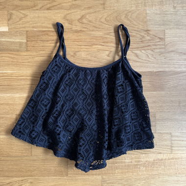 Haut en dentelle Tally Weijl noir