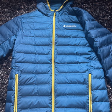 Blue Columbia Puffer Jacket