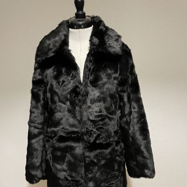 Cappotto in pelliccia sintetica nera - H&M