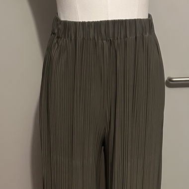 Pantalon plissé Samsøe kaki