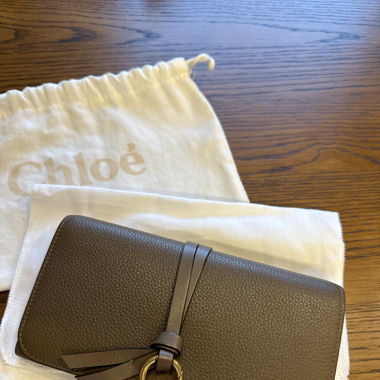 Chloe Wallet large brown
