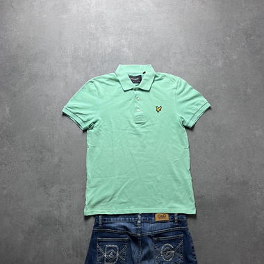 Polo Vintage Lyle & Scott Verde Taglia S