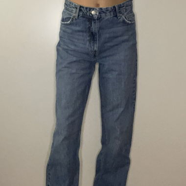 Blue Bershka Jeans (Size: 38)