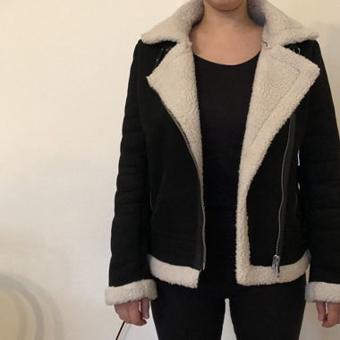 Wie NEU Aviator Kunstlederjacke ONLY Gr. 38