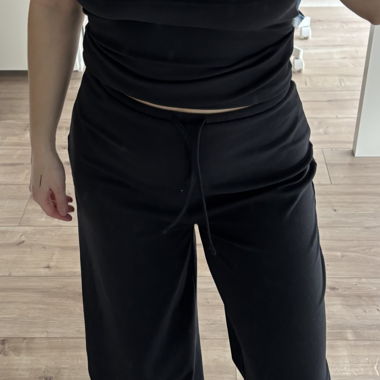 Zara schwarzes Bustier-Top
