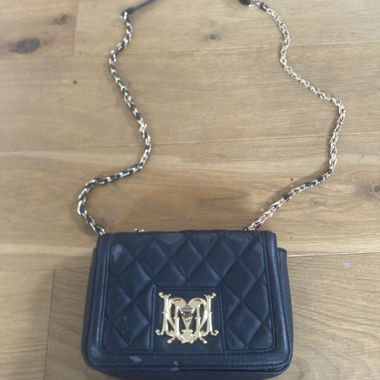 Sac épaule matelassé Love Moschino avec chaîne