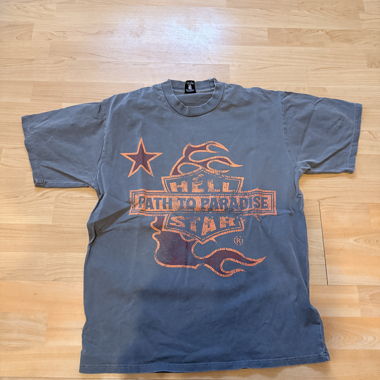 T-shirt Hellstar da tour grigio, taglia M