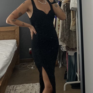 long black dress