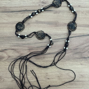 Boho Floral Cord belt