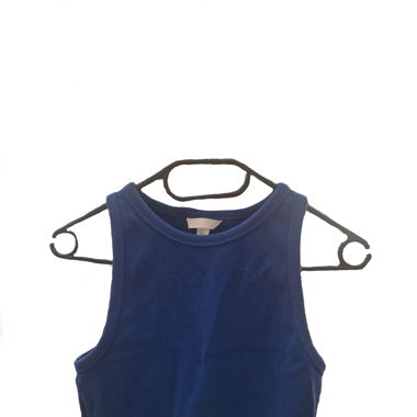 Blue Crop Top