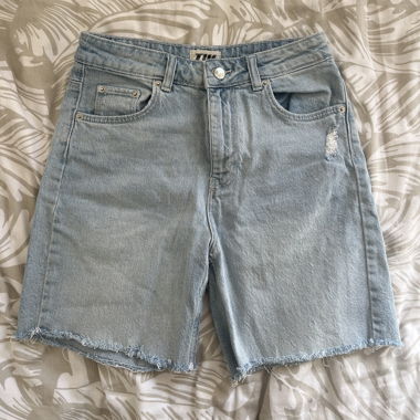 Light Blue Denim Shorts