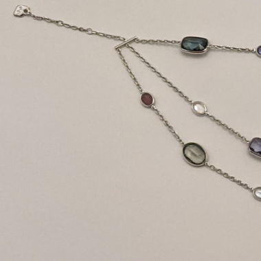 Swarovski drei Strang Halskette neuwertig!