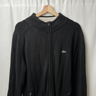 Pull Lacoste noir vintage