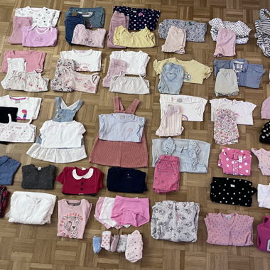 Pacchetto abbigliamento bimba “all seasons” tag. 86