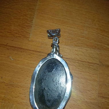 Pendentif argent et charoite 