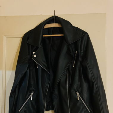 Veste imitation cuire 