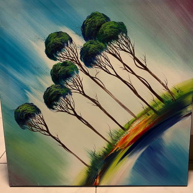 Picture painting decor decoration wall tree trees nature