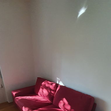 Bordeux-Rotes Sofa aus Stoff 