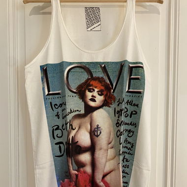 Débardeur “LOVE Magazine” Beth Ditto x Black Flash
