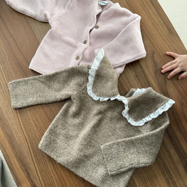 1 gilet en tricot pour enfants / 1 pull pour enfants, taille 74