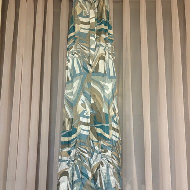 Robe longue Hallhuber, imprimée, taille 38