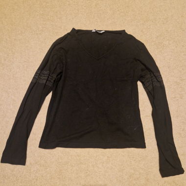 Black Long-Sleeve T-Shirt