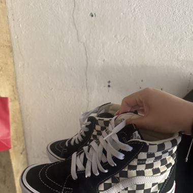 Vans montante carreaux