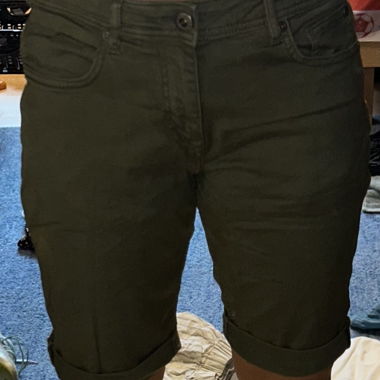 Olive Cargo Shorts