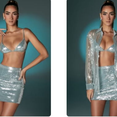 Ensemble top veste et jupe