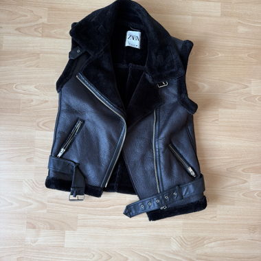 Gilet biker Zara nero