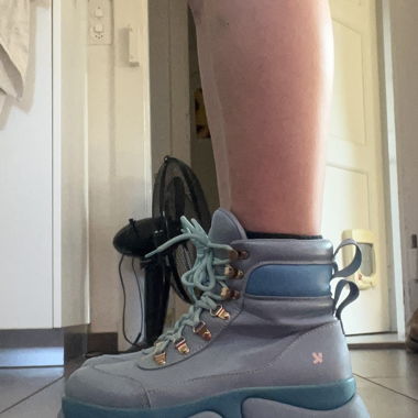 CRYBABY BLUE VILUN PLATFORM BOOTS