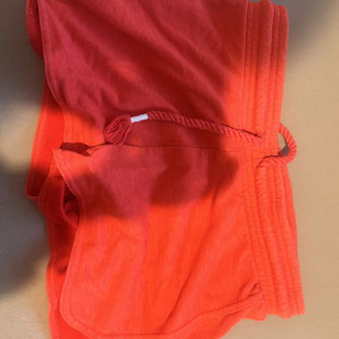 Comfortable red shorts