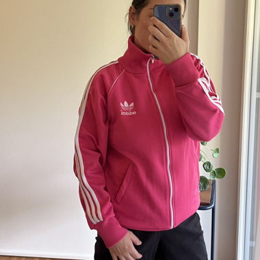 Giacca da allenamento Adidas vintage rosa
