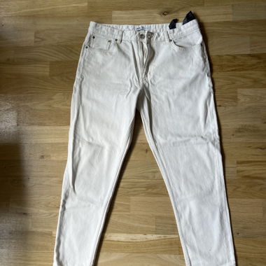 Jeans bianchi Zara, taglia 44