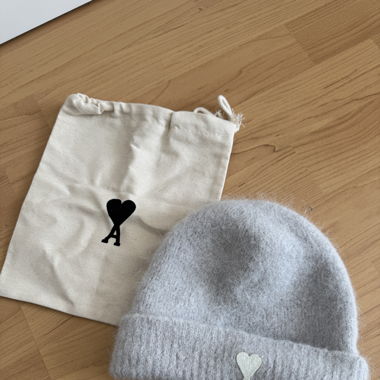 Ami Paris Mütze Grau / Lila