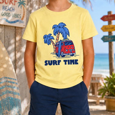 Kinder-T-Shirt Surf Time