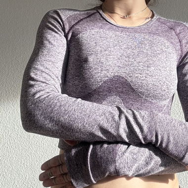 Gymshark Longsleeve Openback Top