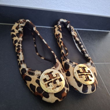 Tory Burch Leopard-Print Ballet Flats
