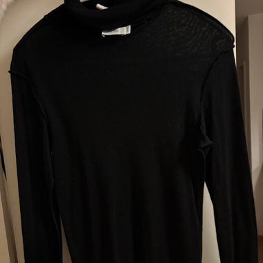 CLOSED black turtleneck top M