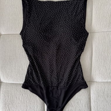Glitzer Body Rückenfrei 