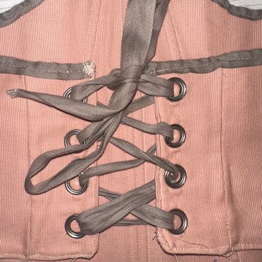 pinkes korsett