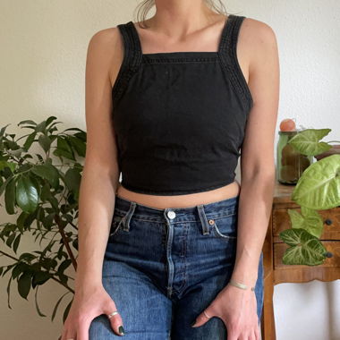 Jeans-Top zum Binden